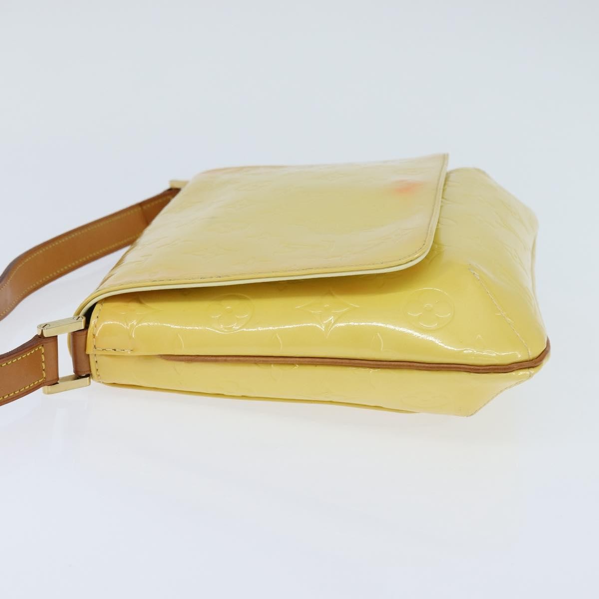Louis Vuitton Thompson Street Handbag Monogram Vernis, YELLOW, PATENT_LEATHER, Shoulder bag