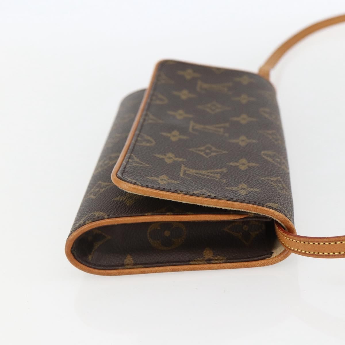 Louis Vuitton Twin Handbag Monogram Canvas, BROWN, CANVAS, Clutche & pouche