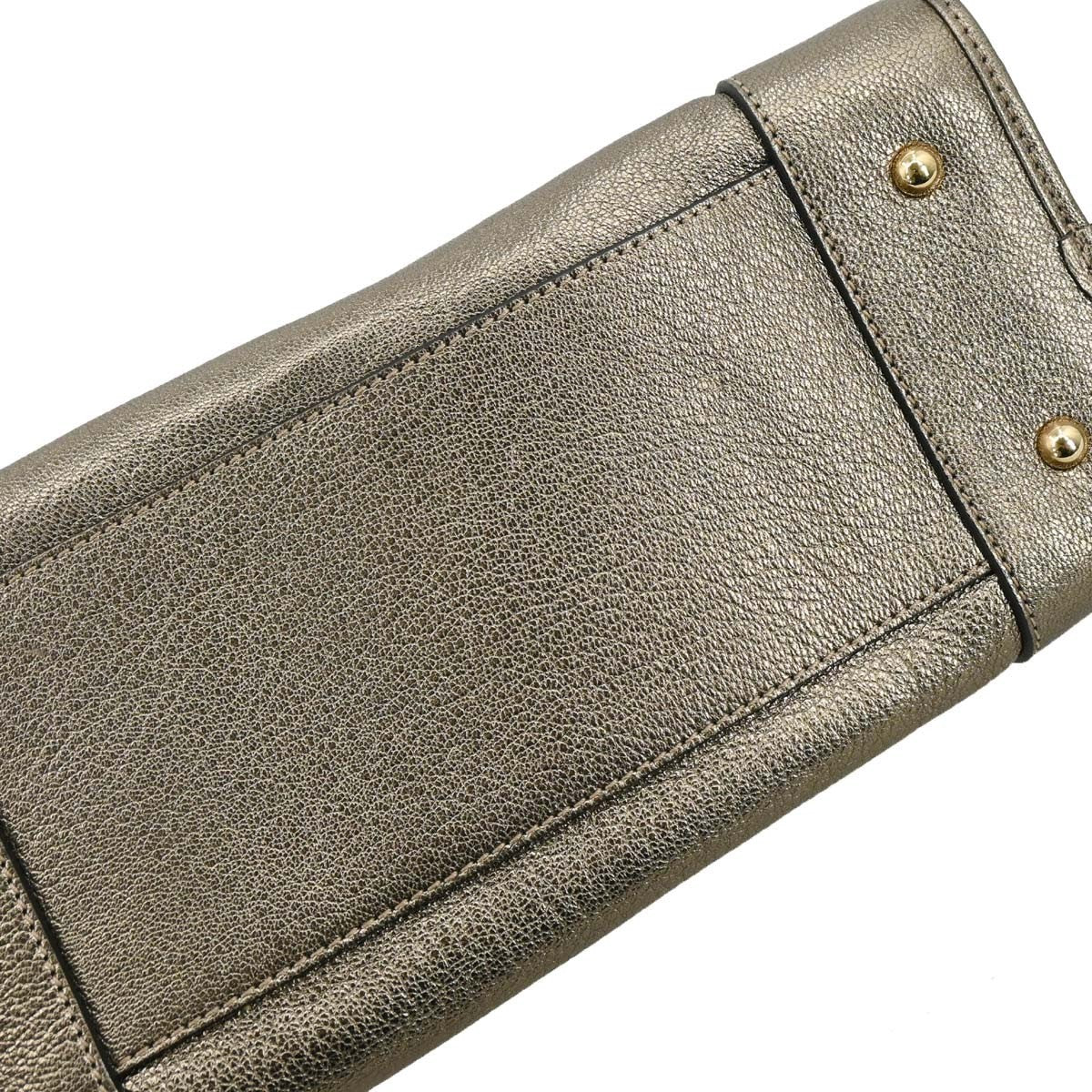 Loewe Amazona Bag Leather, GOLD, LEATHER, Handbag