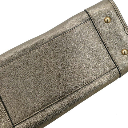 Loewe Amazona Bag Leather, GOLD, LEATHER, Handbag