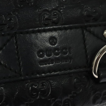 Gucci Waist Bag Guccissima Leather, BLACK, LEATHER, Clutche & pouche