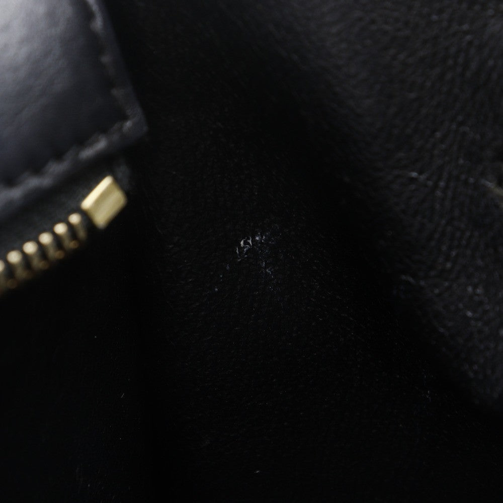 Celine Tricolor Luggage Bag Leather, BLACK, LEATHER, Handbag