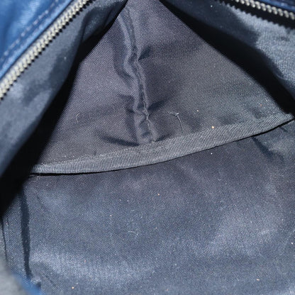 Burberry Nova Check Tote Nylon, NAVY, NYLON, Tote bag