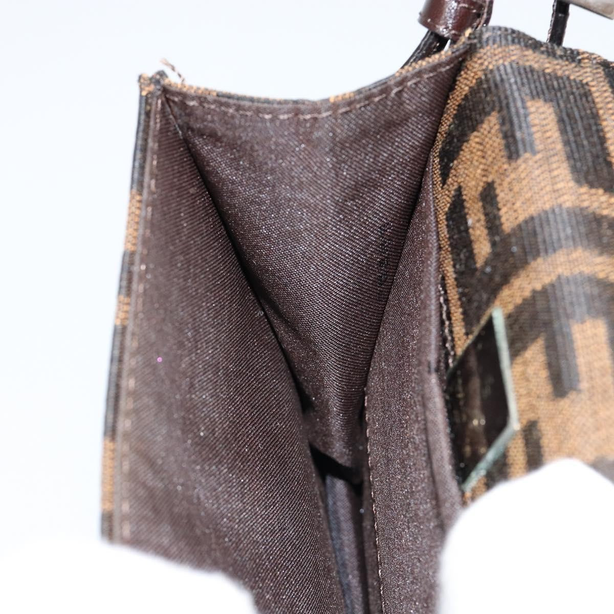 Fendi Vintage Flap Clutch Zucca canvas, BROWN, CANVAS, Clutche & pouche