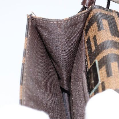 Fendi Vintage Flap Clutch Zucca canvas, BROWN, CANVAS, Clutche & pouche