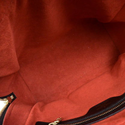 Louis Vuitton Brera Handbag Damier, BROWN, CANVAS, Handbag