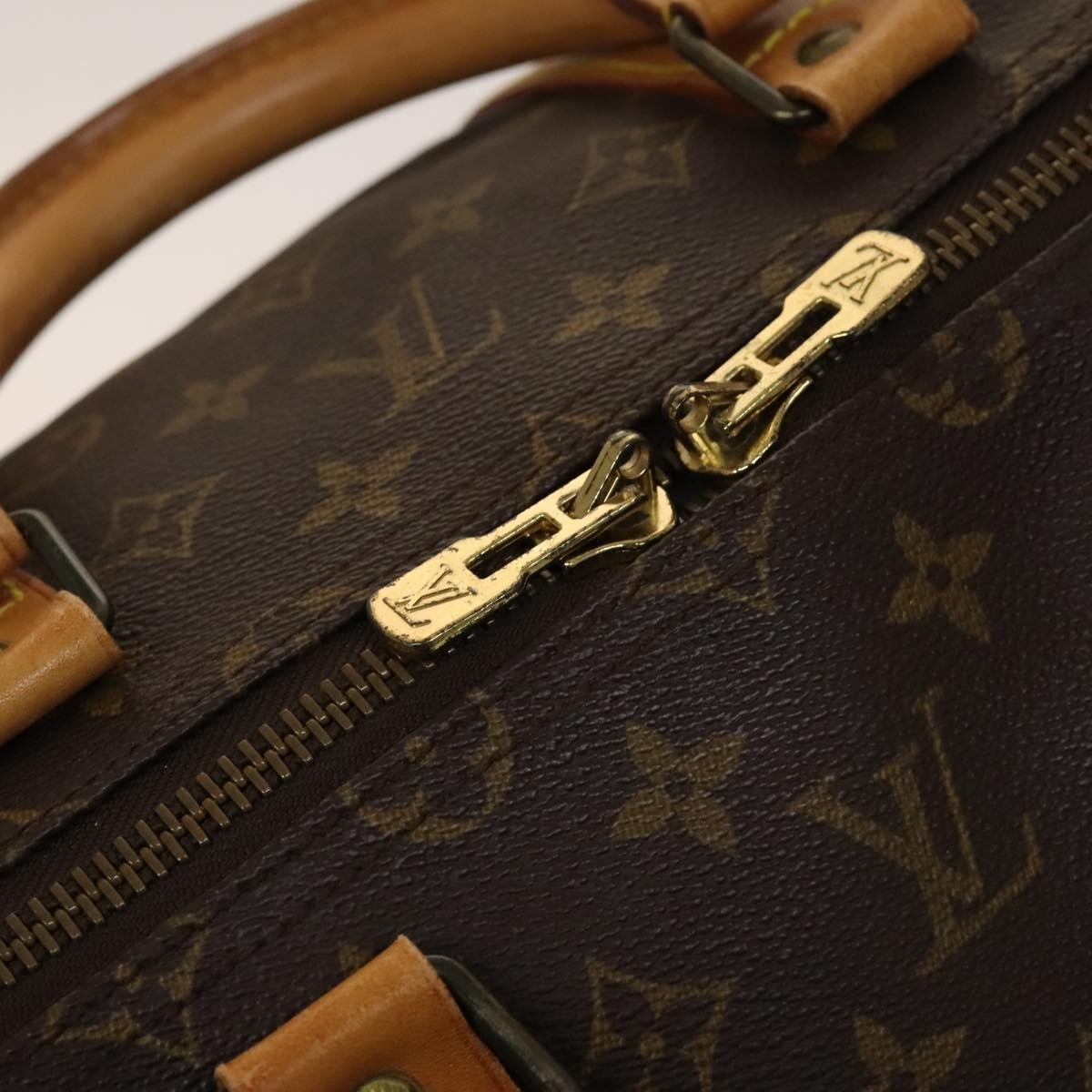 Louis Vuitton Keepall Bag Monogram Canvas, BROWN, CANVAS, Travel bag