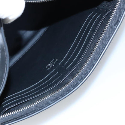 Louis Vuitton Pochette Voyage Monogram Eclipse Canvas, BLACK, CANVAS, Clutche & pouche