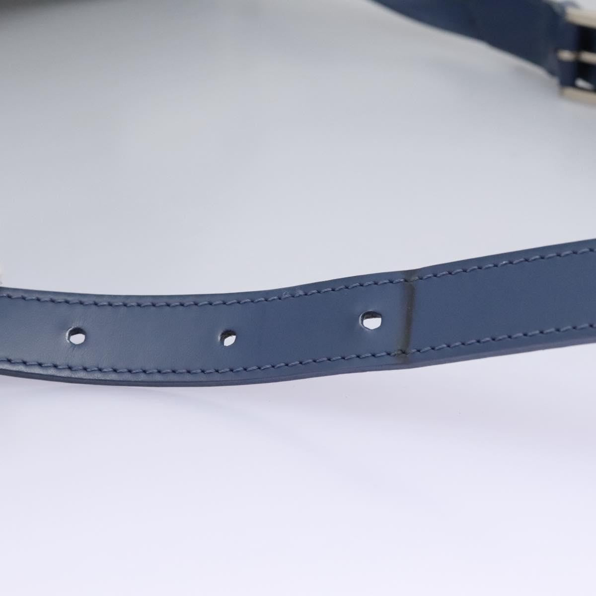 Louis Vuitton Mandara Handbag Epi Leather, BLUE, LEATHER, Shoulder bag