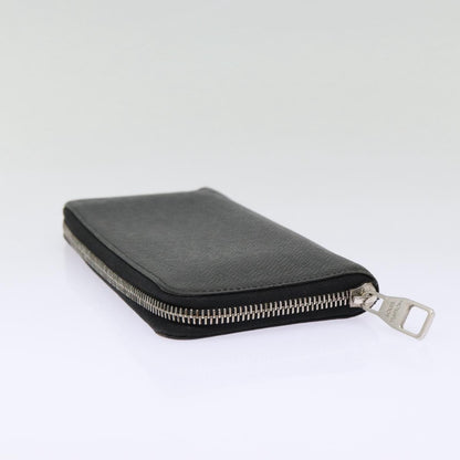 Louis Vuitton Zippy wallet vertical Taïga, GRAY, LEATHER, Wallets