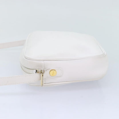 Salvatore Ferragamo Gancini Crossbody Bag Leather, GOLD, LEATHER, Shoulder bag