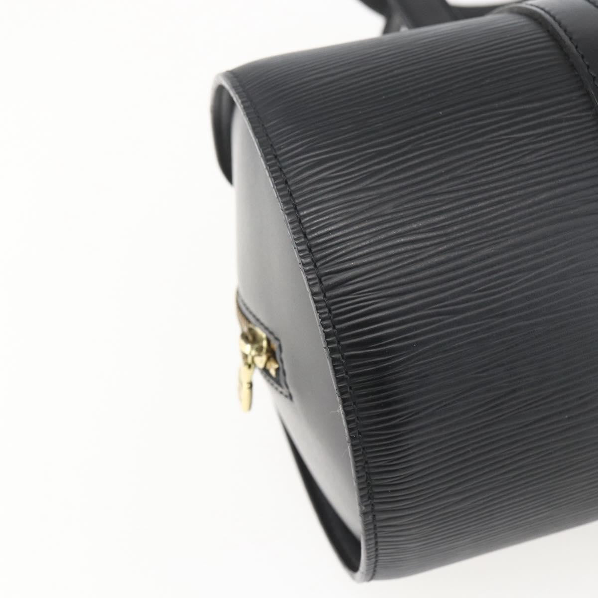 Louis Vuitton Soufflot Handbag Epi Leather, BLACK, LEATHER, Handbag