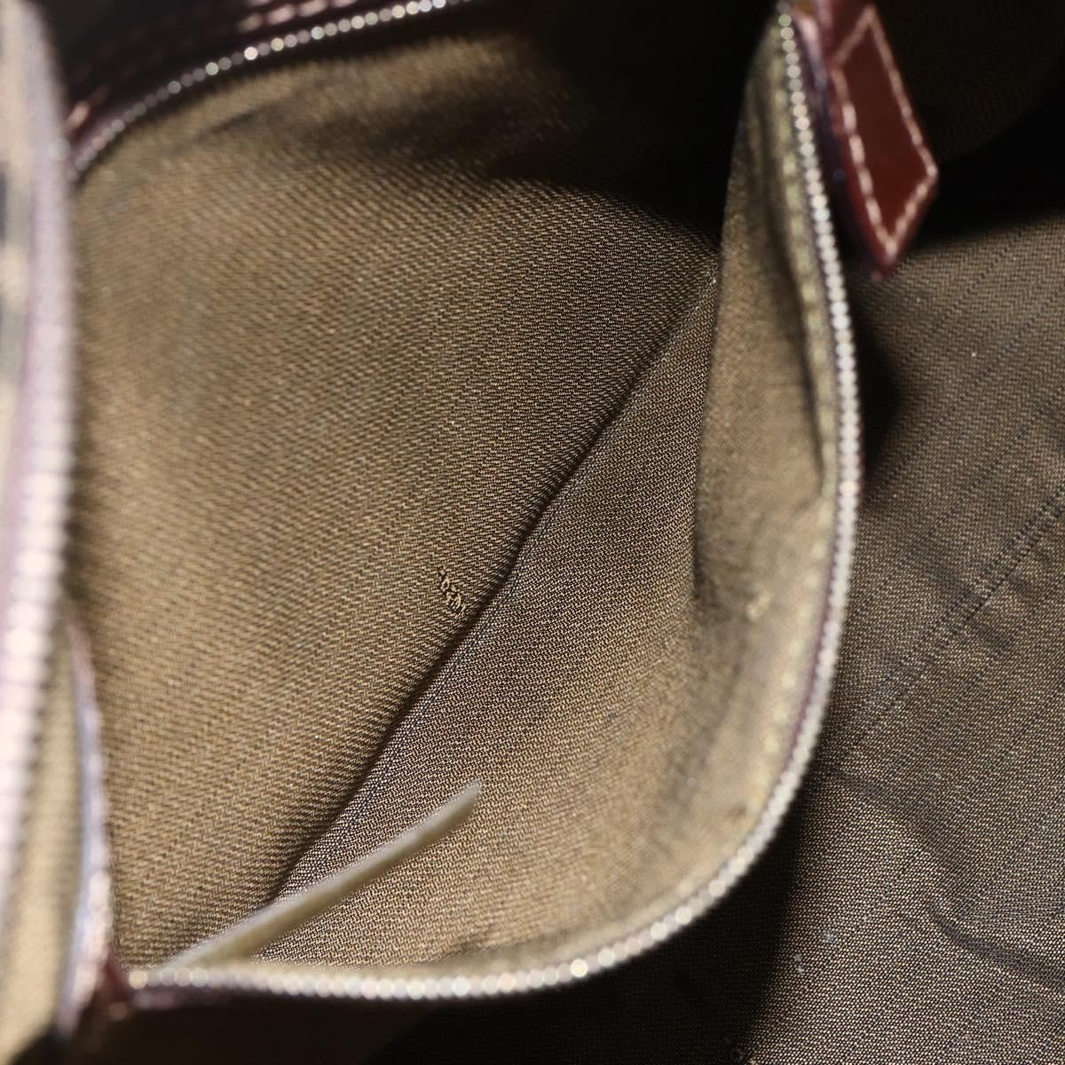 Fendi Vintage Convertible Satchel Zucca Canvas, BROWN, CANVAS, Handbag