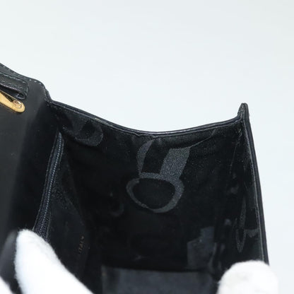 Salvatore Ferragamo Vintage Gancini Convertible Top Handle Bag Leather, BLACK, LEATHER, Handbag