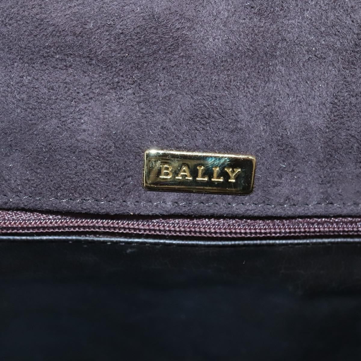 Bally Vintage Handbag Quilted suede, BROWN, SUEDE, Handbag