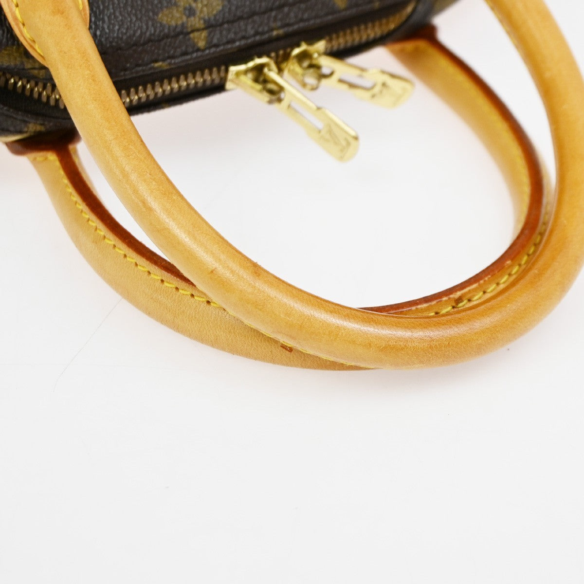 Louis Vuitton Deauville Handbag Monogram Canvas, BROWN, CANVAS, Handbag