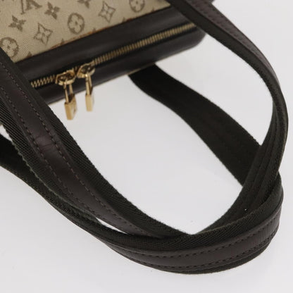 Louis Vuitton Josephine Handbag Mini Lin, KHAKI, CANVAS, Handbag