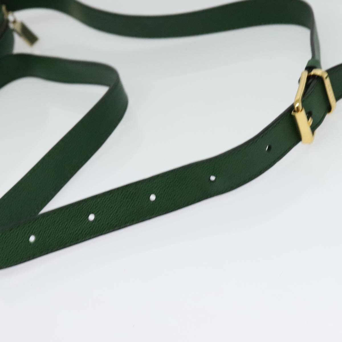 Celine Shoulder Bag Leather, GREEN, LEATHER, Shoulder bag