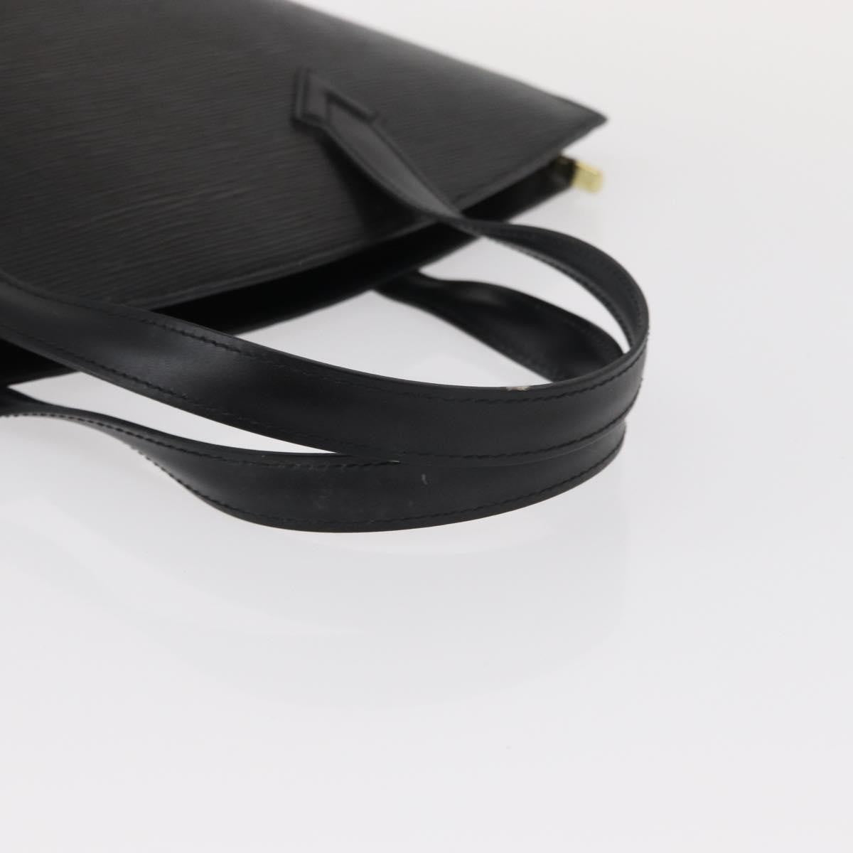 Louis Vuitton Saint Jacques Handbag Epi Leather, BLACK, LEATHER, Handbag