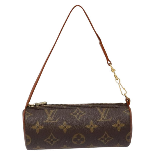 Louis Vuitton Papillon Pochette Monogram Canvas, BROWN, CANVAS, Handbag