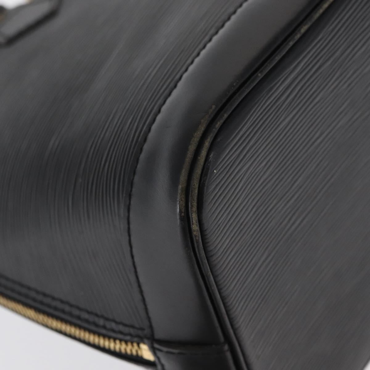 Louis Vuitton Alma Handbag Epi Leather, BLACK, LEATHER, Handbag