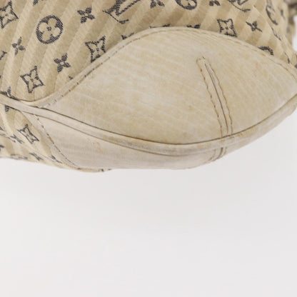 Louis Vuitton Marina Handbag Mini Lin Croisette, BEIGE, CANVAS, Handbag