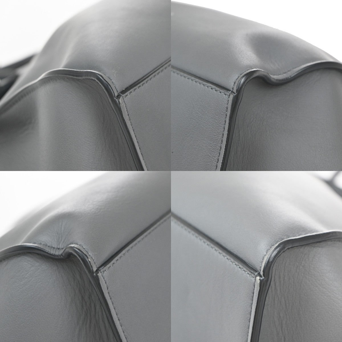 Celine Big Bag Smooth Calfskin, GRAY, LEATHER, Tote bag