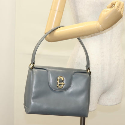 Gucci 1973 Top Handle Bag Leather, GRAY, LEATHER, Handbag