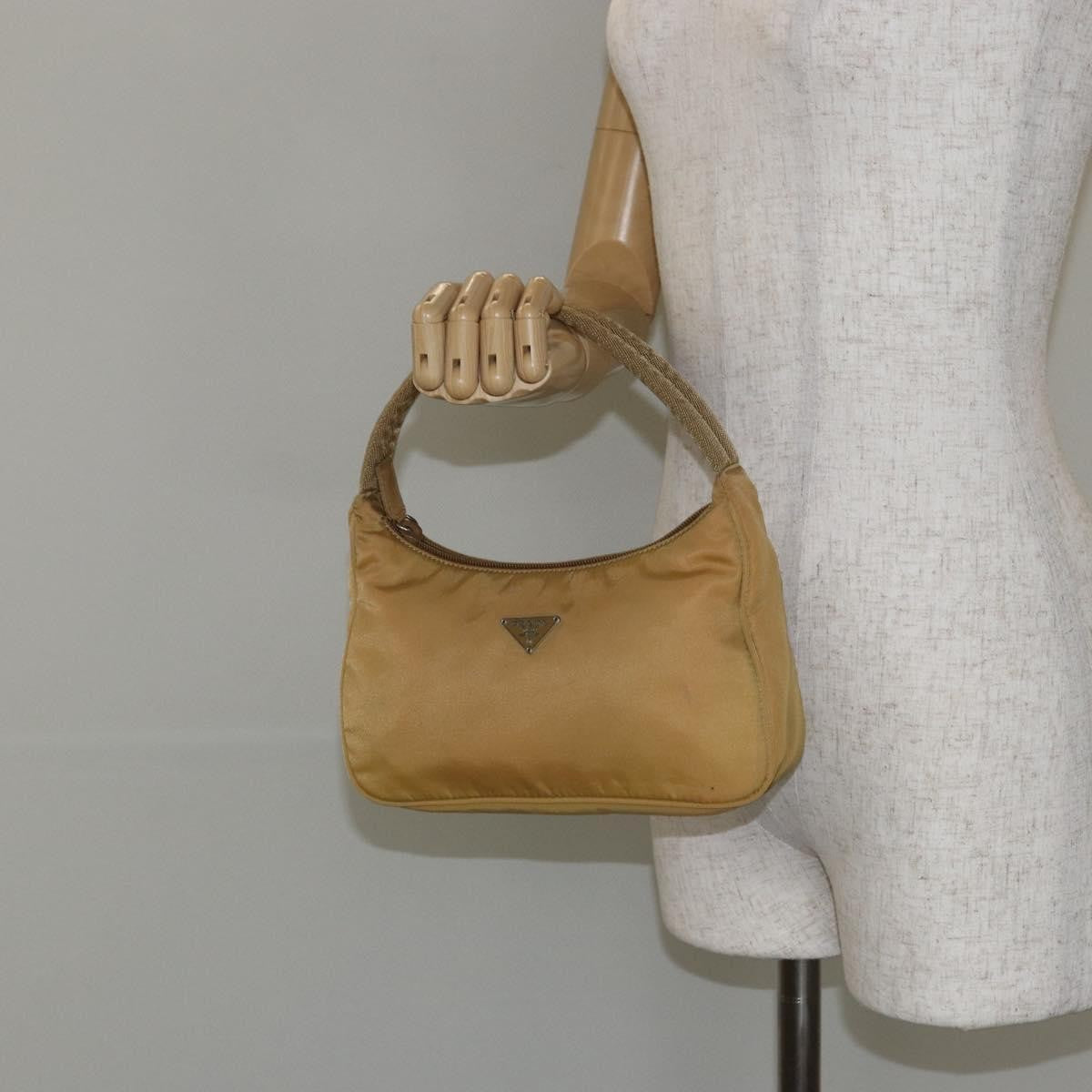 Prada Re-Edition 2000 Hobo Tessuto, BEIGE, NYLON, Clutche & pouche
