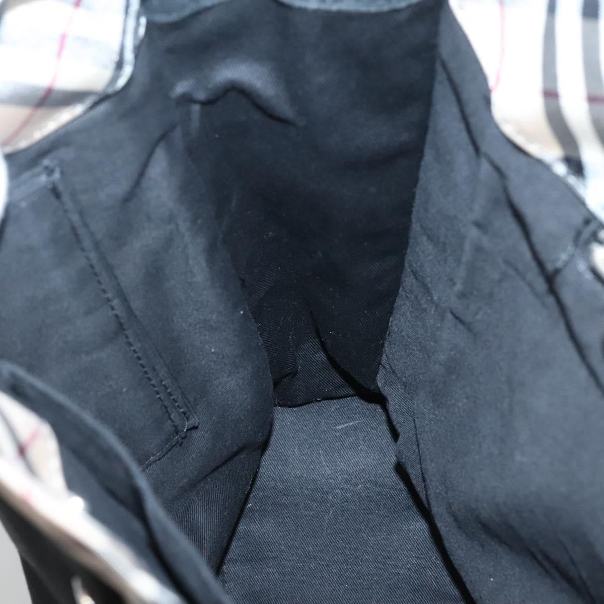 Burberry Nova Check Tote canvas check pattern, BLACK, CANVAS, Tote bag