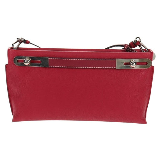 Loewe Missy Handbag Leather, RED, LEATHER, Shoulder bag