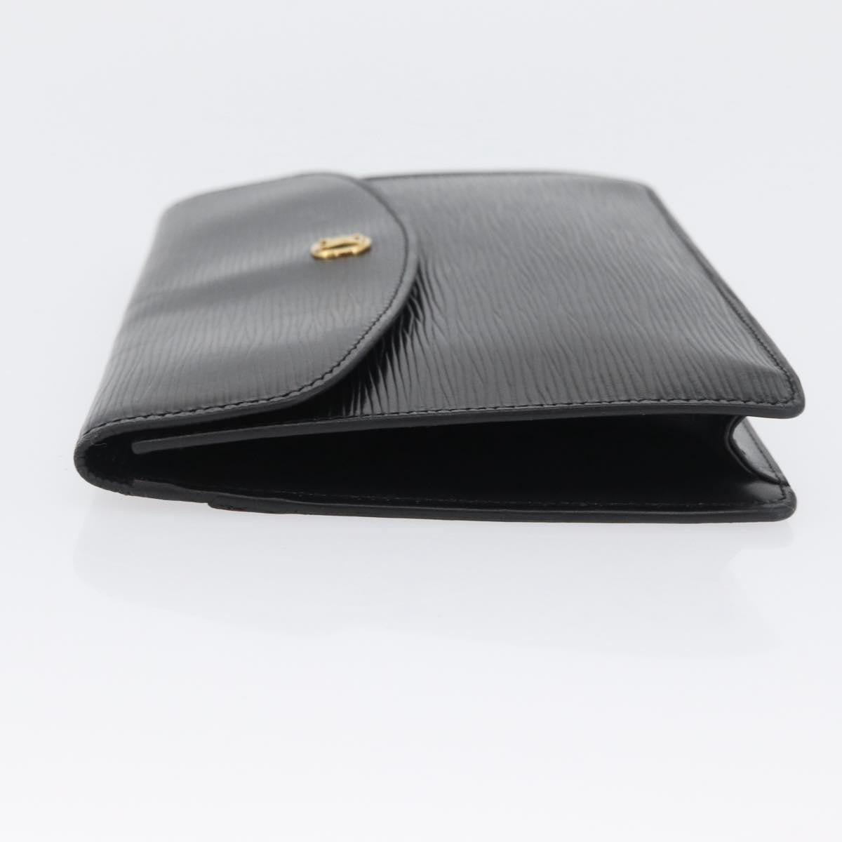 Louis Vuitton Vintage Montaigne Clutch Epi Leather, BLACK, LEATHER, Clutche & pouche