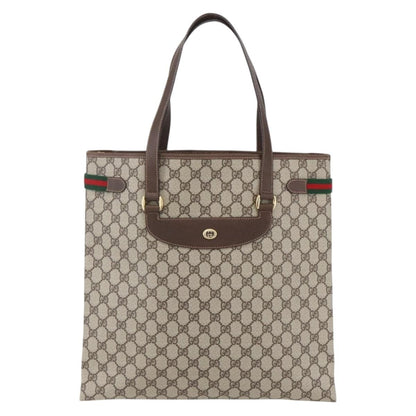 Gucci Vintage tote GG Canvas, BEIGE, PVC, Tote bag