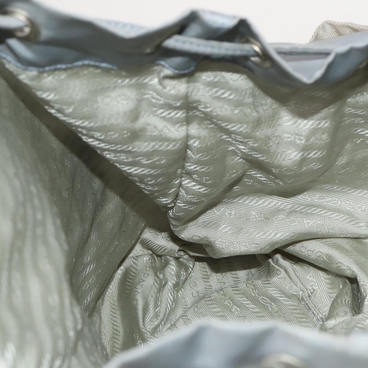 Prada Double Front Pocket Backpack Tessuto, BLUE, NYLON, Backpack