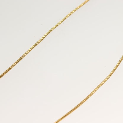 Christian Dior D logo Pendant Necklace Metal, GOLD, METAL, Necklace