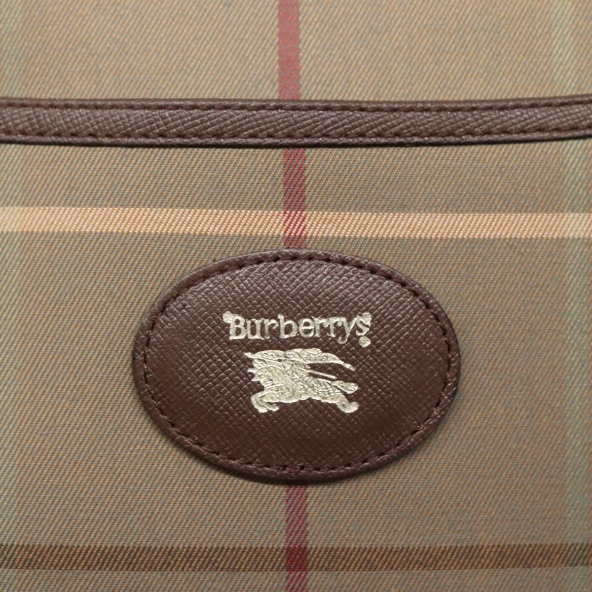 Burberry Nova check Shoulder bag Canvas, BEIGE, CANVAS, Shoulder bag