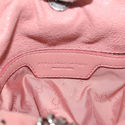 Stella McCartney Falabella Fold Over Crossbody Bag Suede, PINK, SUEDE, Crossbody bag