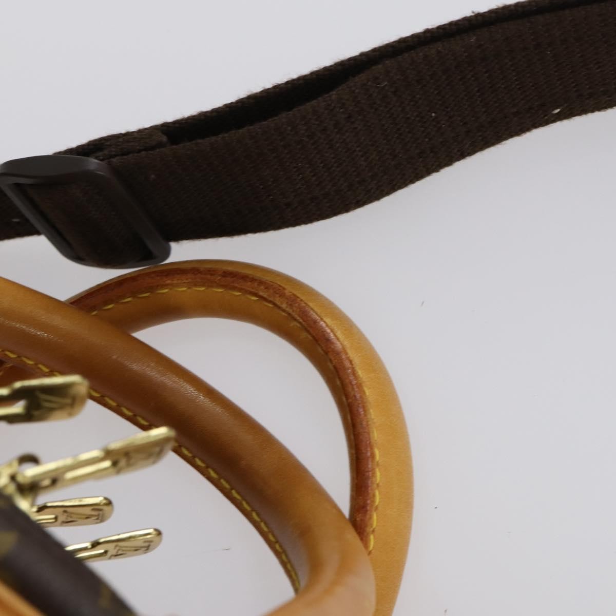 Louis Vuitton Alize Bag Monogram Canvas, BROWN, CANVAS, Travel bag