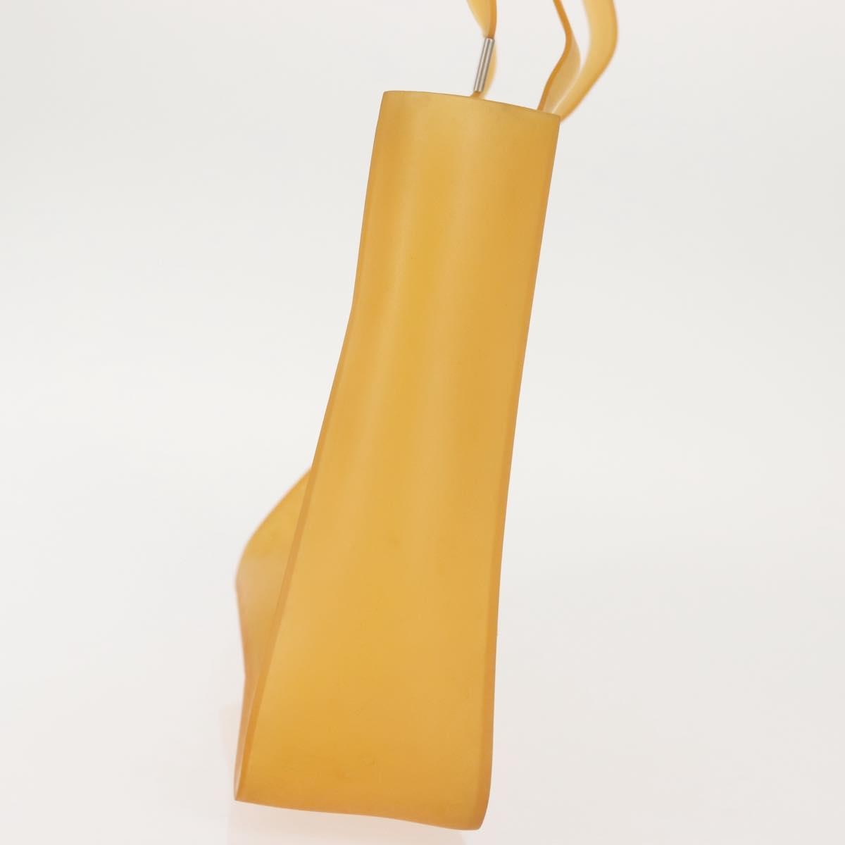 Chanel Jelly Tote Rubber, YELLOW, RUBBER, Tote bag