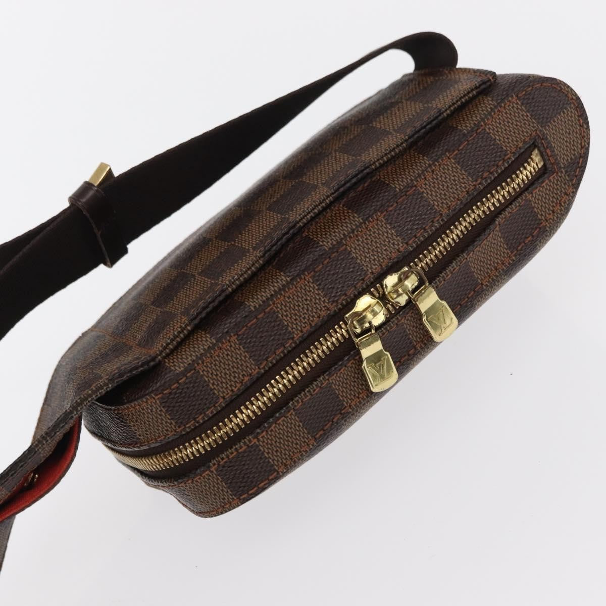 Louis Vuitton Geronimos Waist Bag Damier, BROWN, CANVAS, Shoulder bag