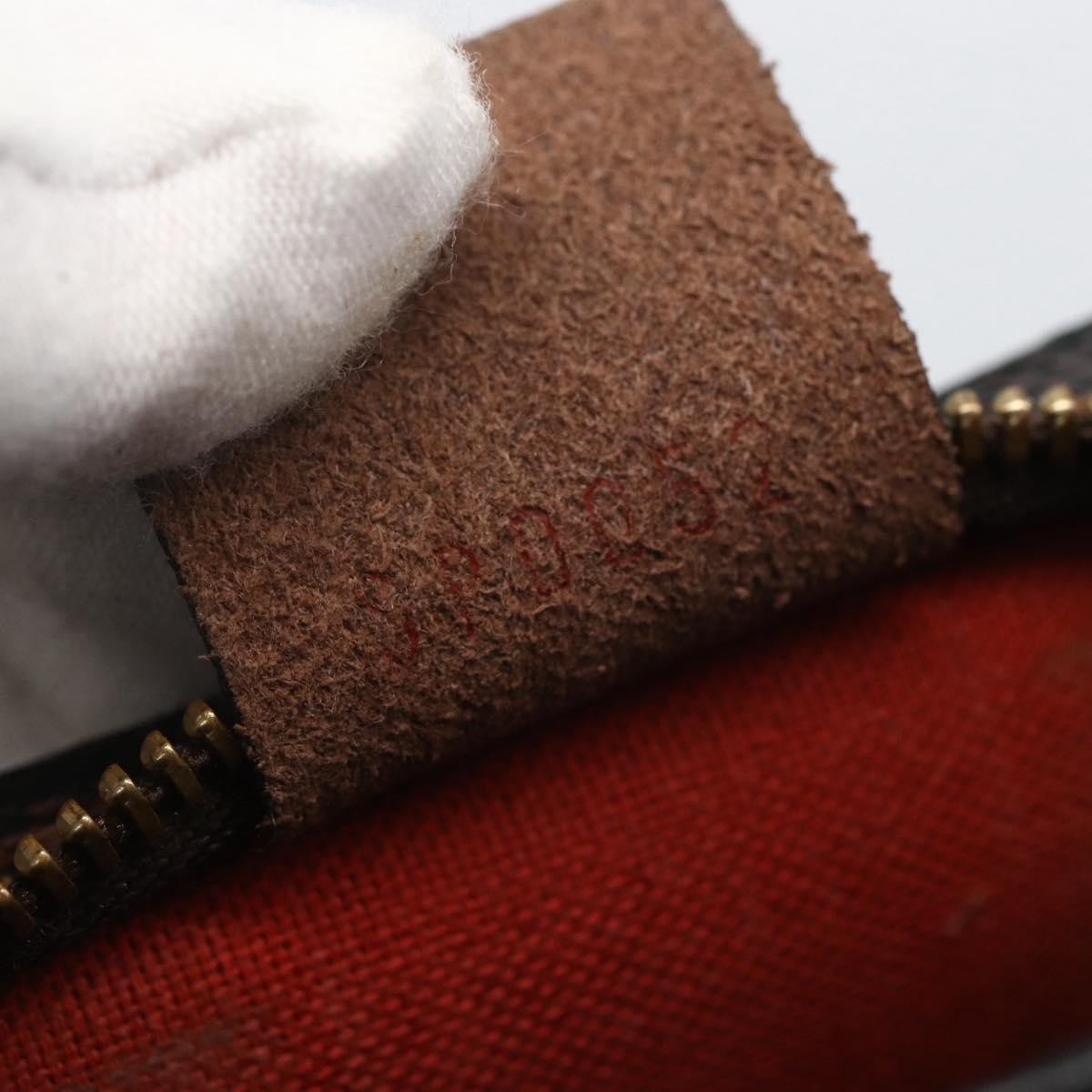 Louis Vuitton Trousse Make Up Bag Damier Canvas, BROWN, CANVAS, Clutche & pouche