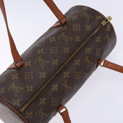 Louis Vuitton Papillon Handbag Monogram Canvas, BROWN, CANVAS, Handbag