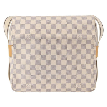 Louis Vuitton Naviglio Handbag Damier, WHITE, CANVAS, Shoulder bag