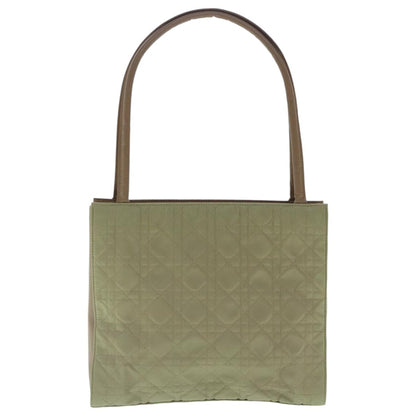 Christian Dior Vintage Tote Cannage Quilt Nylon, BEIGE, NYLON, Tote bag
