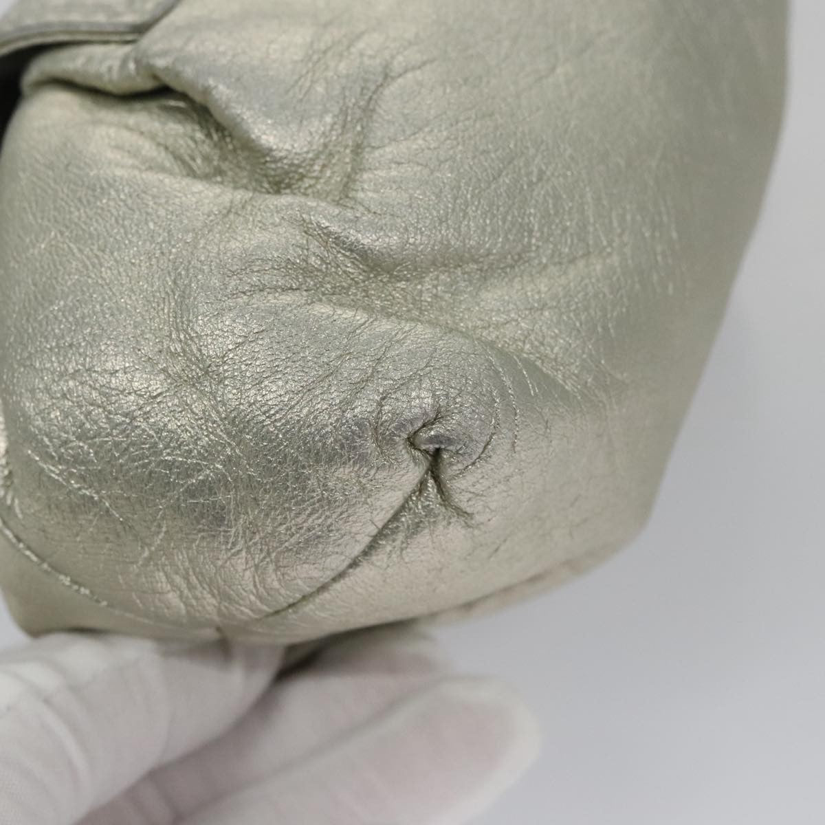 Loewe Vintage Crossbody Leather, SILVER, LEATHER, Shoulder bag