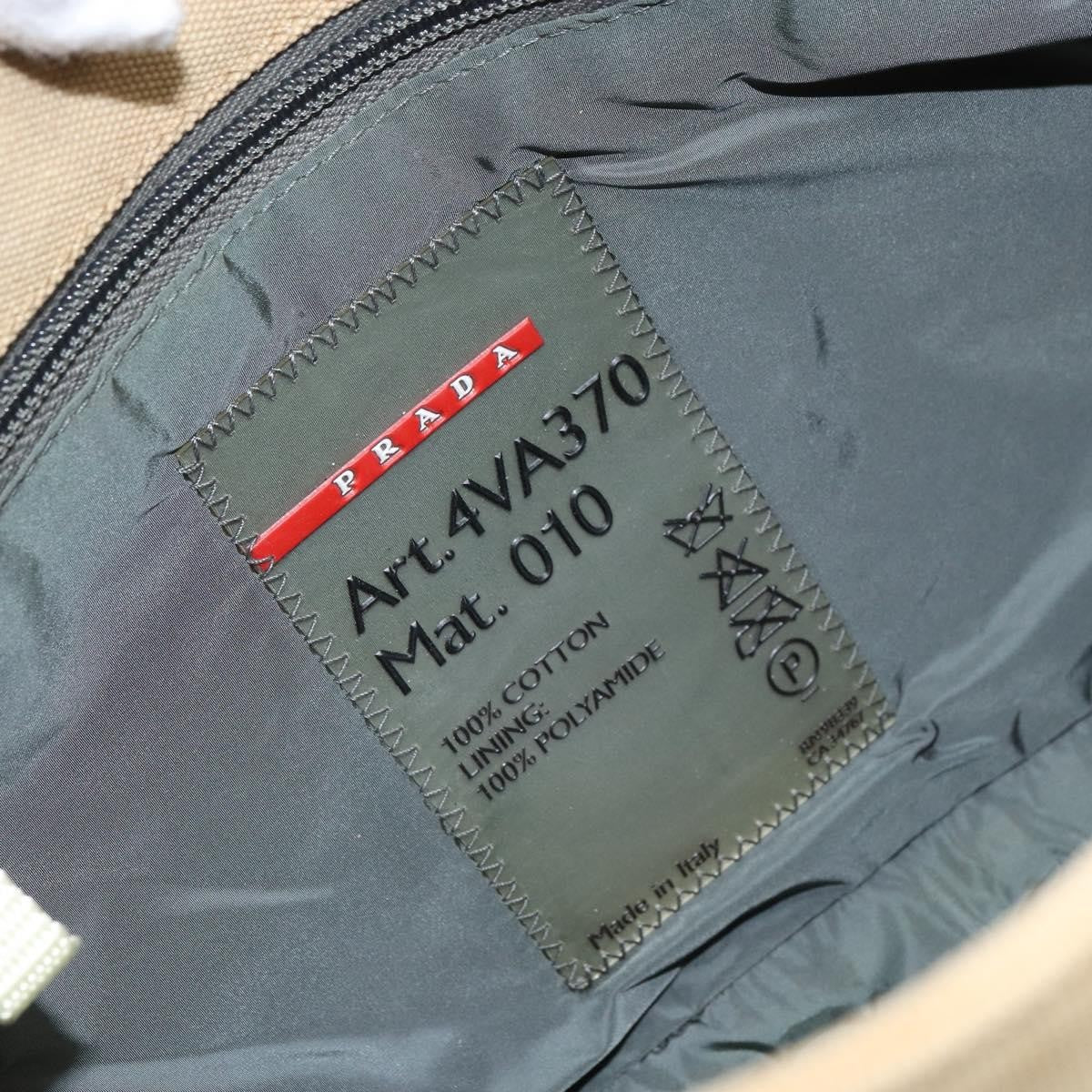 Prada Sport handbag Canvas, Beige, Canvas, Shoulder Bag