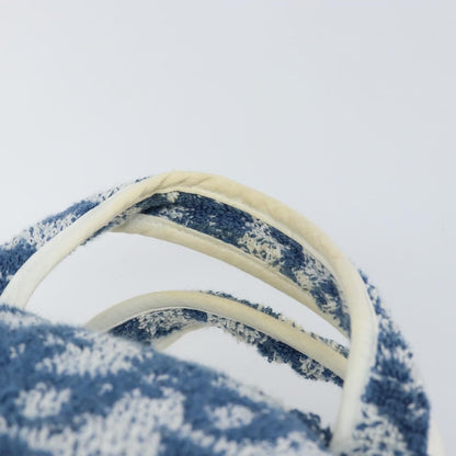 Christian Dior Vintage Trotter Handbag Canvas, BLUE, CANVAS, Handbag