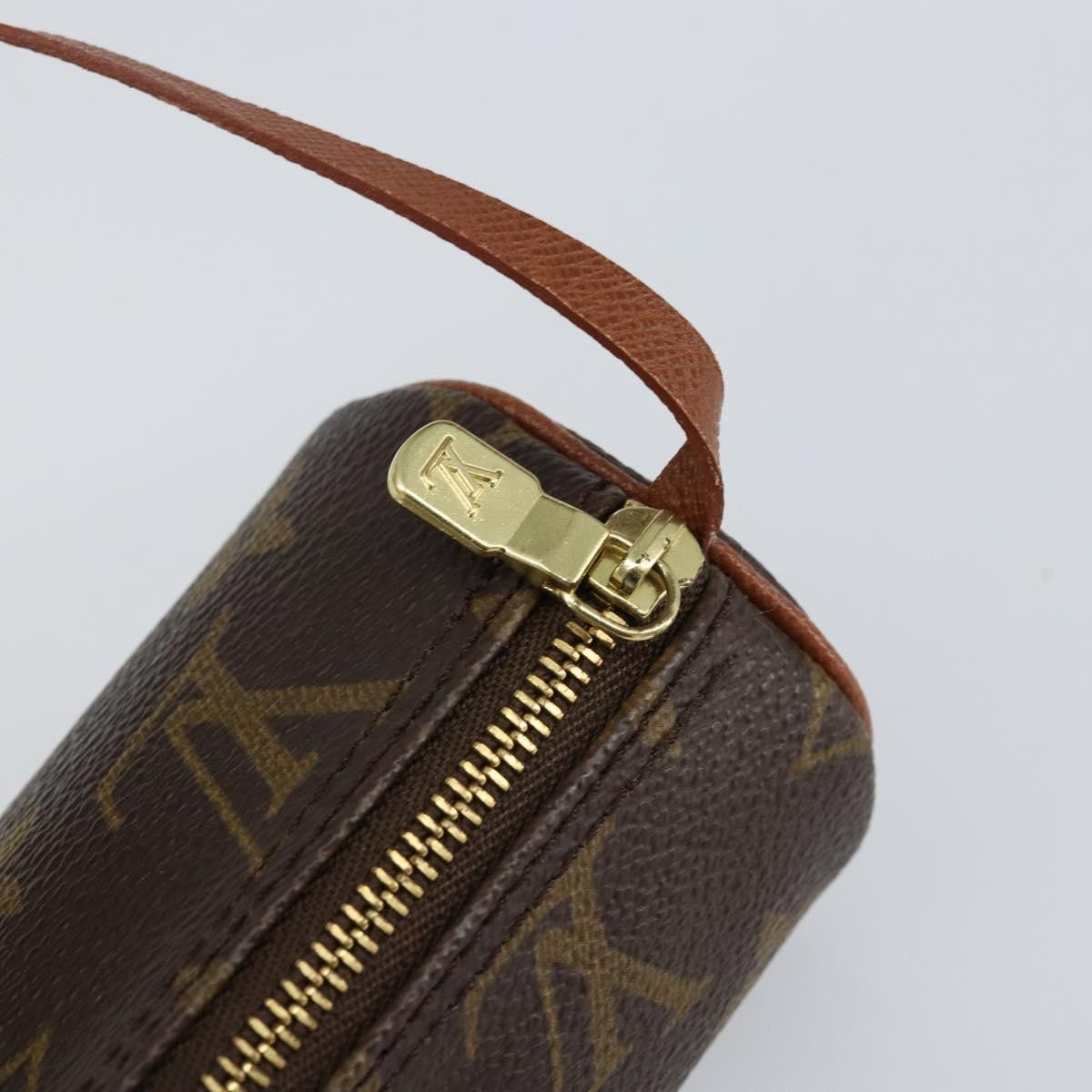 Louis Vuitton Papillon Pochette Monogram Canvas, BROWN, CANVAS, Clutche & pouche
