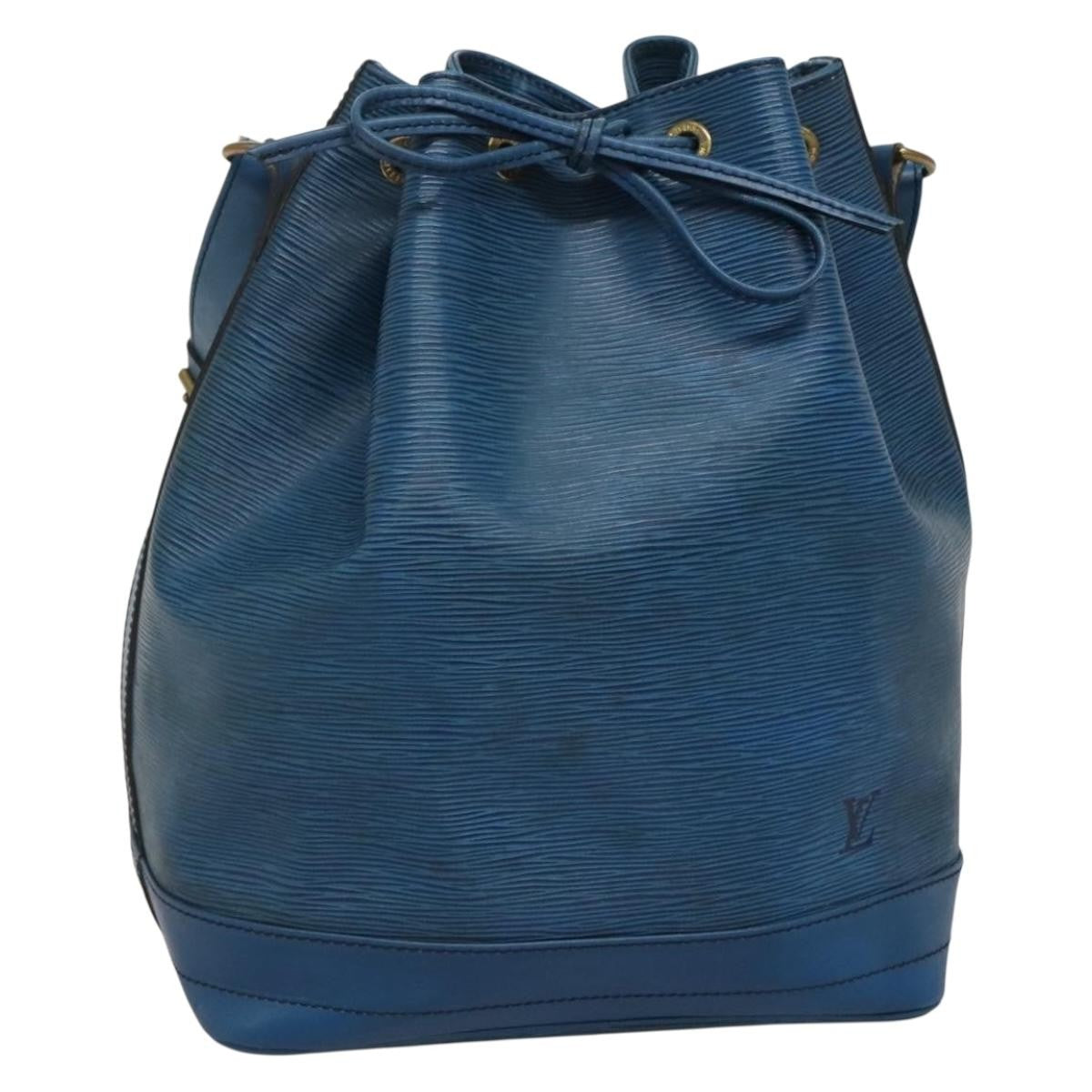 Louis Vuitton Noe Handbag Epi leather, BLUE, LEATHER, Handbag