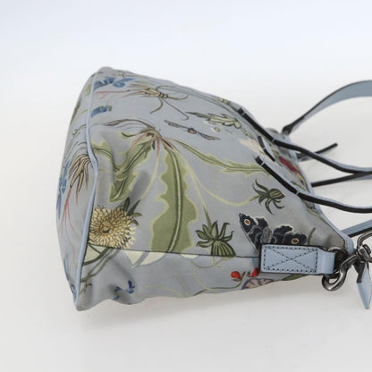 Gucci Convertible Zip Tote Flora Canvas, BLUE, CANVAS, Tote bag